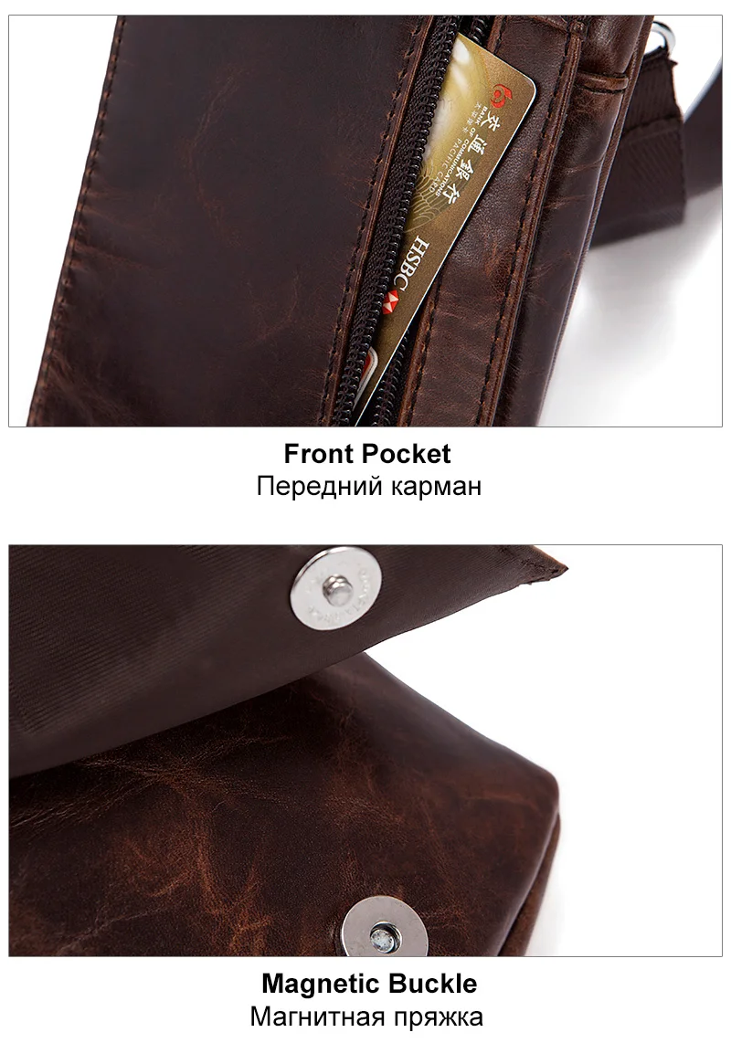 8 leather waist packs for men