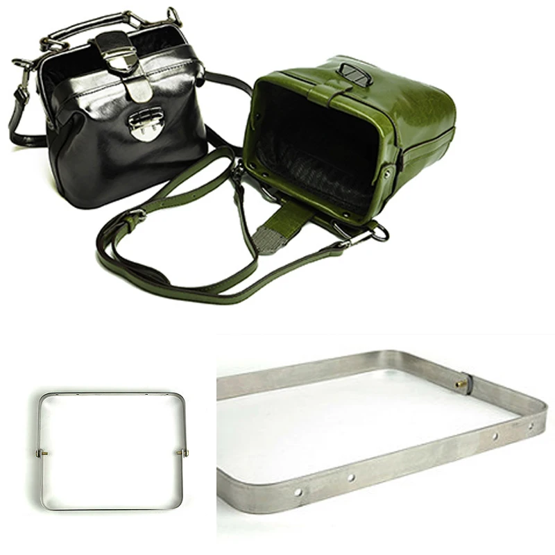 Металлическая рамка для сумки doctor, внутренняя рамка Dulles,(21 см~ 34,5 см, 4 размера рамы), инструмент для изготовления кожаных изделий