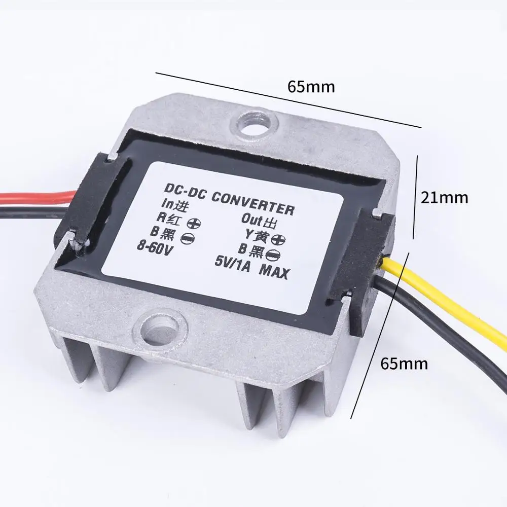 DC 8-60V TO 5V 1A 2A 3A DC Power High Quality Converter Step-Down DC Regulator for Automot
