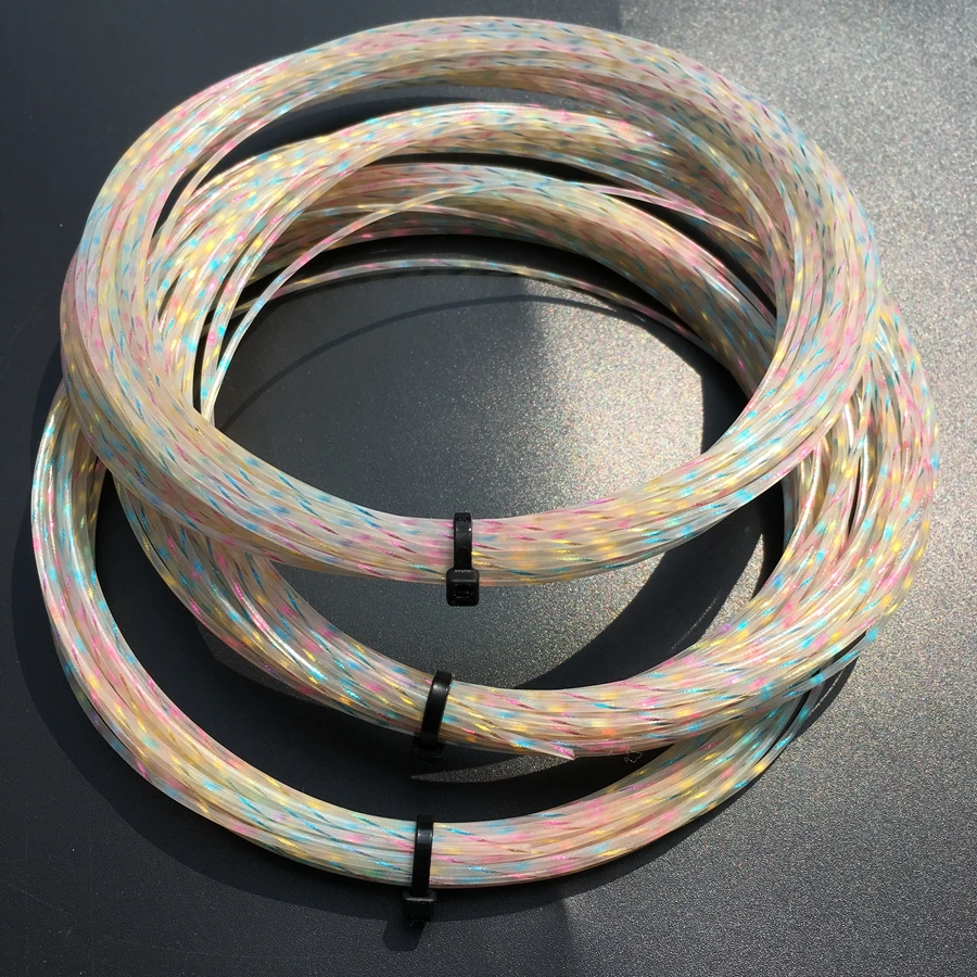 1 قطعة ZARSIA تايوان قوس قزح النايلون سلسلة مضارب التنس سلسلة multicoloured سلاسل