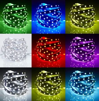 

10M RGB 5050 Waterproof LED Strip Home Decor lamp tape Lighting Strip light 300 SMD 24 Key Remote 12V 5A Power 10 Meter Lights