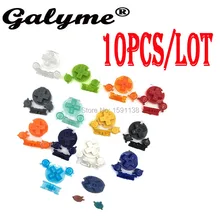 10 шт./партия пластиковые кнопки включения выключения питания для Gameboy цветные кнопки D колодки A B кнопки игровой консоли мальчик цвет GBO