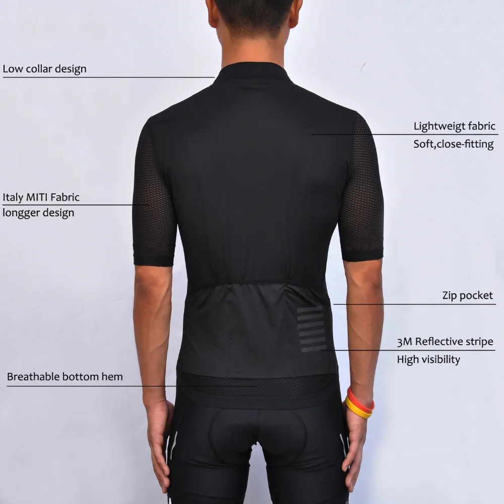 SPEXCEL-PRO-TEAM-AERO-Cycling-jersey-And-Bib-shorts-for-Race-cut-Italy-miti-fabric-jersey