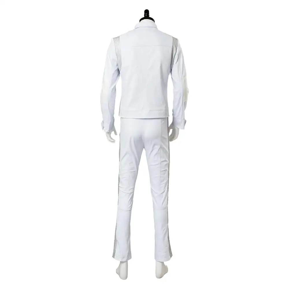 Star Cosplay Hot Trek Discovery Uniform Dr. Nambue Costume White Suit Adult Halloween Carnival Costume Men Outfit