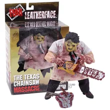 Mezco Saw Техасская бензопила резня Leatherface ПВХ фигурка Коллекционная модель игрушки