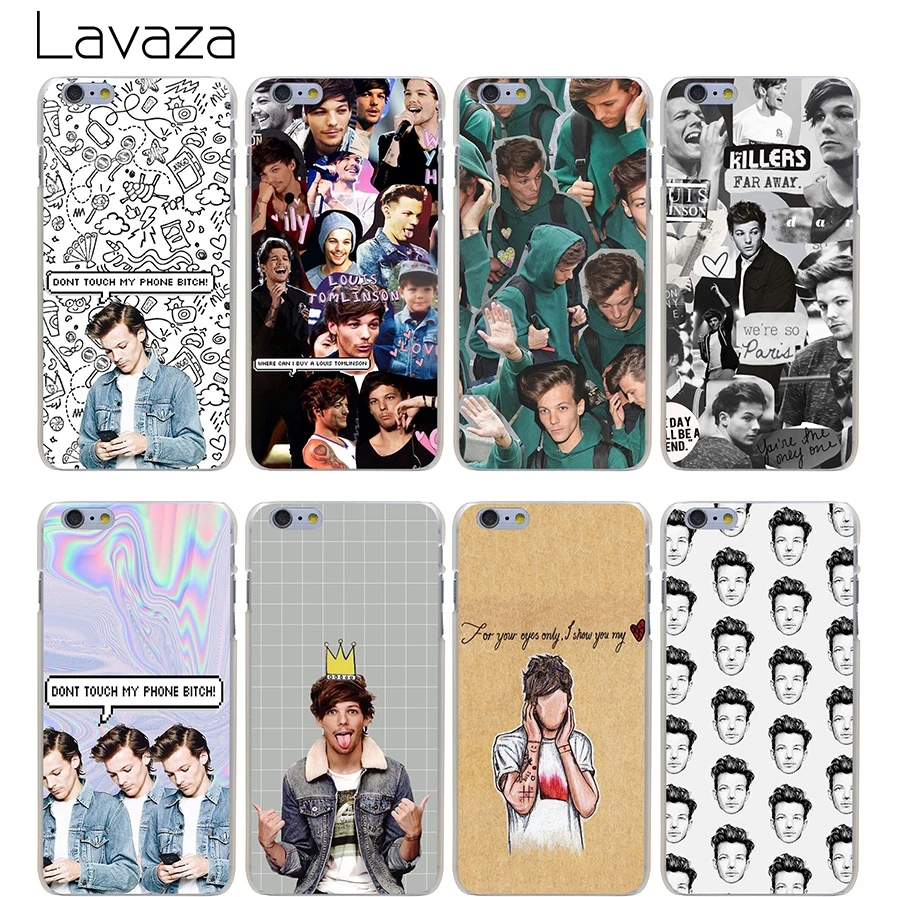 Lavaza Louis Tomlinson Hard Transparent Cover Case for iPhone X 10 8 7 6 6S Plus 5 5S SE 5C 4 4S