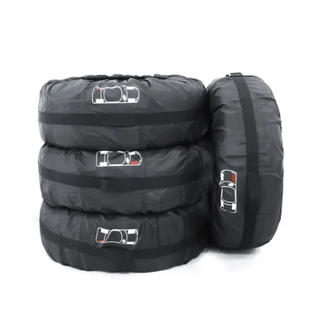 

Spare Tire Cover Case Polyester Car Tires Storage Bag Automobile Tyre Accessories Vehicle Wheel Protector Winter and Summer