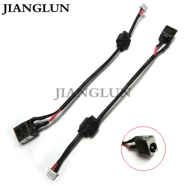 Jianglun 5X Новый DC Мощность Jack с кабелем жгут для Dell Inspiron Mini 10 1010 1011 |