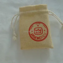 100 шт/партия джутовых/льняных подарочных мешков на шнурке для мобильного питания/упаковки ювелирных изделий, размер быть настроен, различные цвета