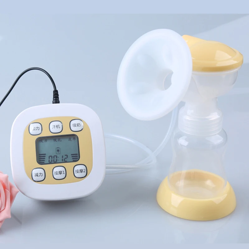 New Intelligent 160ML USB Electric Breast Pump Powerful Nipple Suction ten levels adjustable Baby Breast Feeding Pumps GK