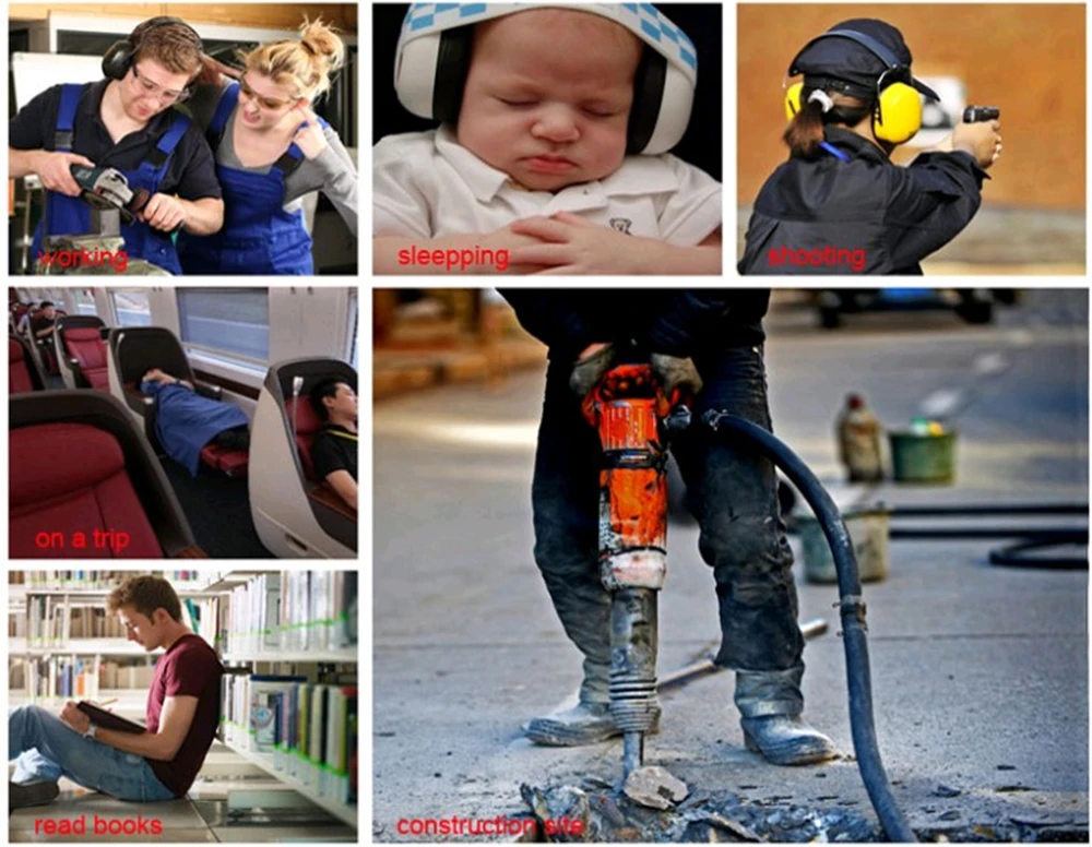 Ear Protector Custom noise cancelling Safety Earmuff Soundproof