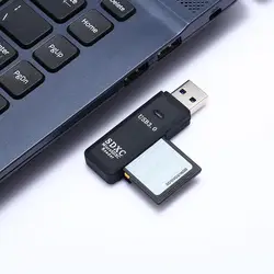 USB устройство чтения карт памяти SD 3,0 адаптер высокое Скорость прочный для Micro SD SDXC TF QJY99
