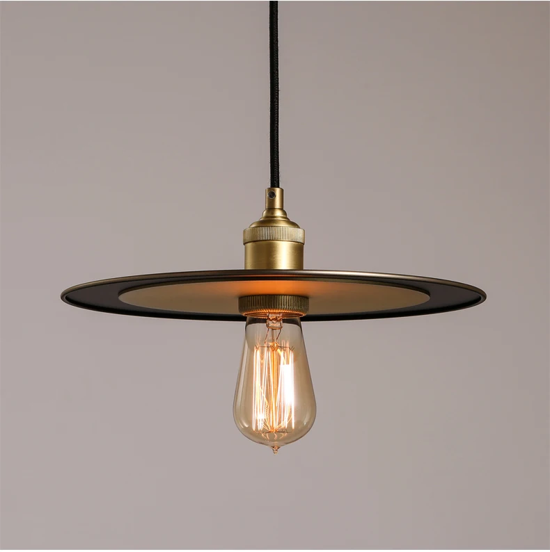 Nordic Contracted Modern Pendant Light Creative Metal Vintage Pendant Lamp Personality Bar Art Deco Lighting Retro Edison Lamp