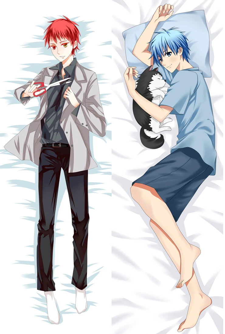 Японские Аниме Kuroko No баскетбольные персонажи Tetsuya Kagami Taiga Dakimakura наволочка