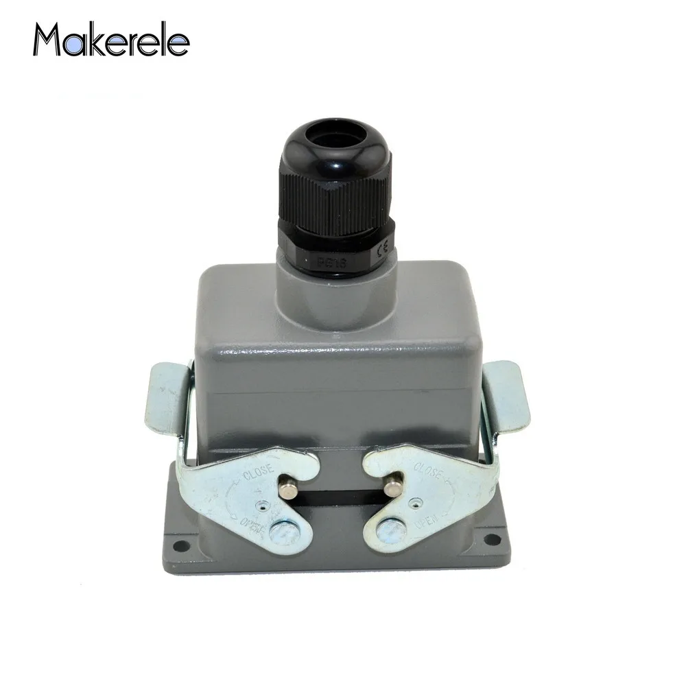 

MK-HE-010-2 Rectangular Socket Universal Heavy Duty Auto Automotive Electrical Connectors For Lighting Aircondition Brake System