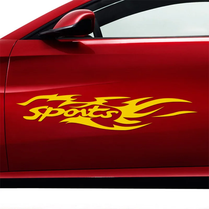 Pegatina deportiva para puertas de coche, decoración para todos los