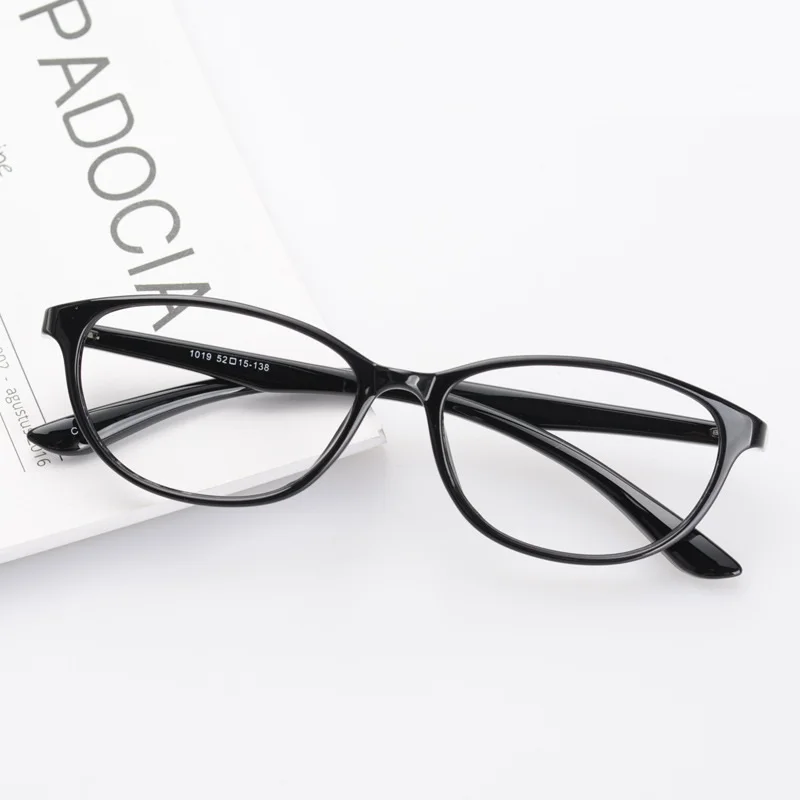 Vazrobe Small Women's Degree Glasses TR90 Cat Eye Woman Prescription Spectacles Anti Blue Light