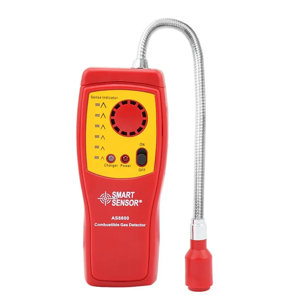 Combustible Natural Gas Detector Carbon Monoxide Methane Alcohol Portable Gas Leak Detector Tester with Sound Light Alarm (1)