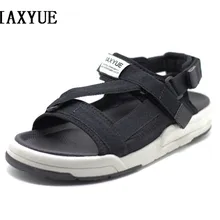 IAXYUE/Новинка года, мужские летние шлепанцы, сандалии, повседневная обувь, нескользящая Мягкая подошва