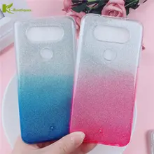 

Slim Glitter Gradient Case For LG G6 G5 V30 V20 Mini V10 Q8 Q6 Stylus 3 K10 Pro K8 2017 Soft Silicon Phone Cover Colorful Fundas