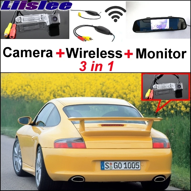 

Liislee Special Rear View Camera + Wireless Receiver + Mirror Monitor Parking System For Porsche 911 GT3 MK1 996 GT3 1999~2017