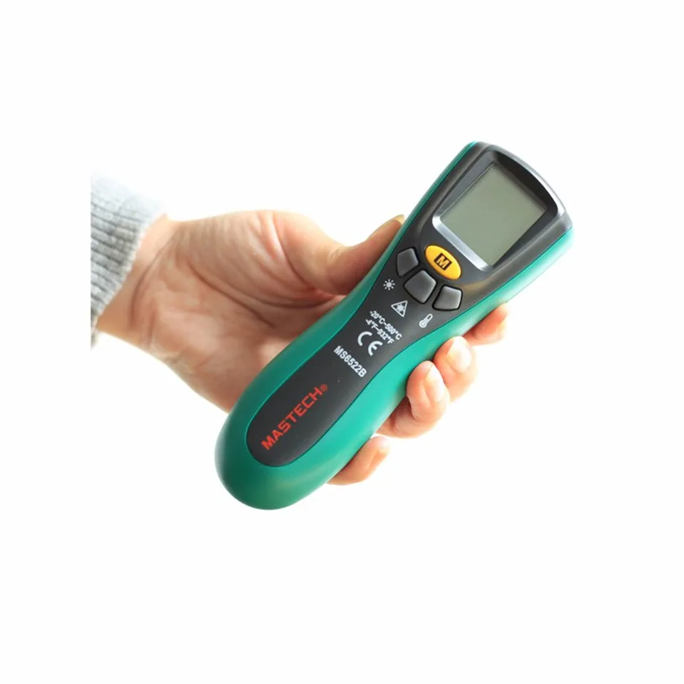 

Infrared Thermometer Mastech MS6522B Handheld Temometro Digital Laser Gun 10:1(D:S) termometro infravermelho Diagnostic-tool