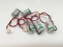 20pcs/lot New Original SAFT LS 14250 LS14250 1/2 AA 1/2AA 3.6V 1250mAh PLC Lithium Battery With Plug Free Shipping 20pcs/lot New Original SAFT LS 14250 LS14250 1/2 AA 1/2AA 3.6V 1250mAh PLC Lithium Battery With Plug Free Shipping