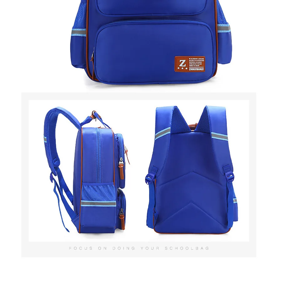 Crianças sacos de escola primária para meninos
