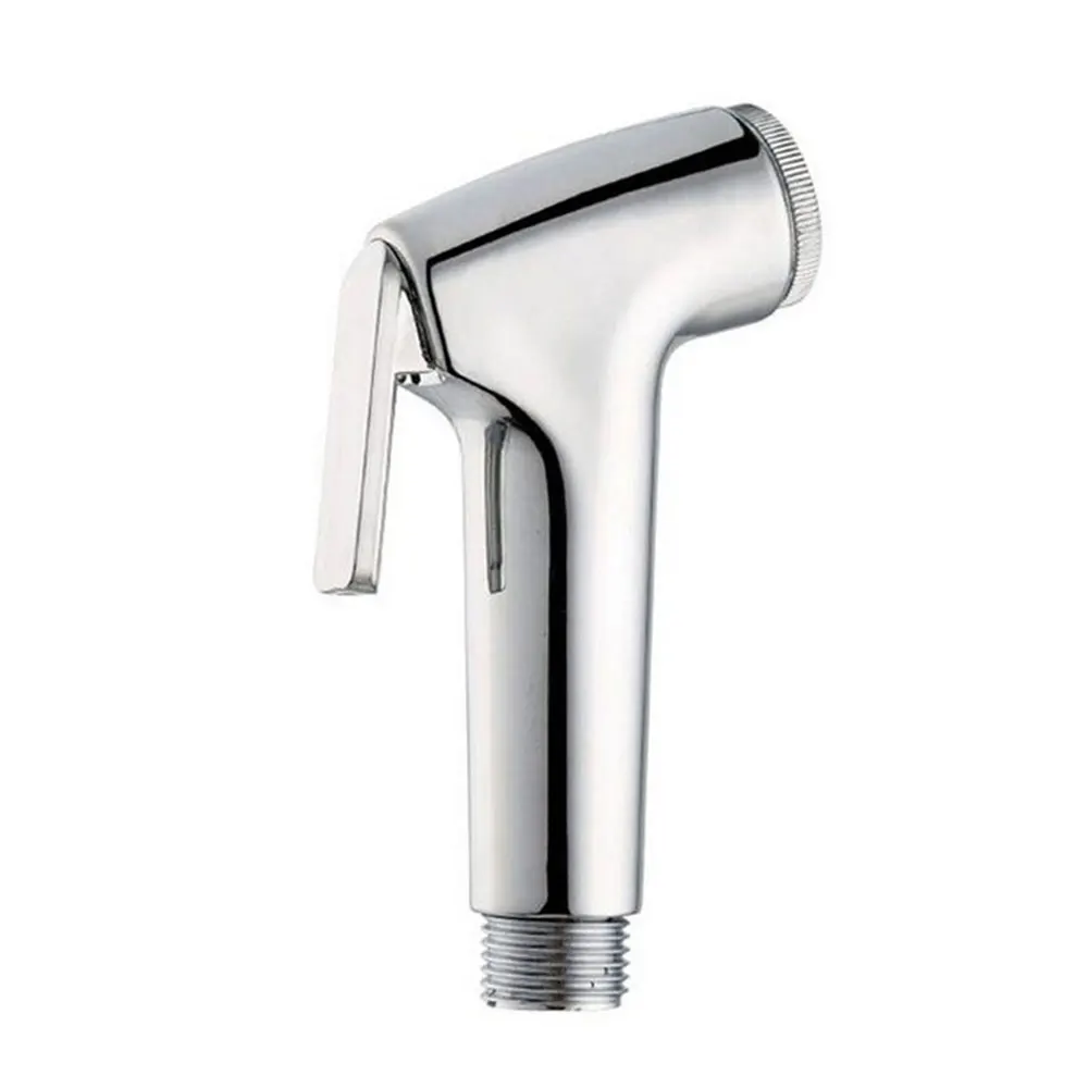 Shower Nozzle Plating Kitchen Portable Shower Head Irrigator Washing Silver Practical Washing