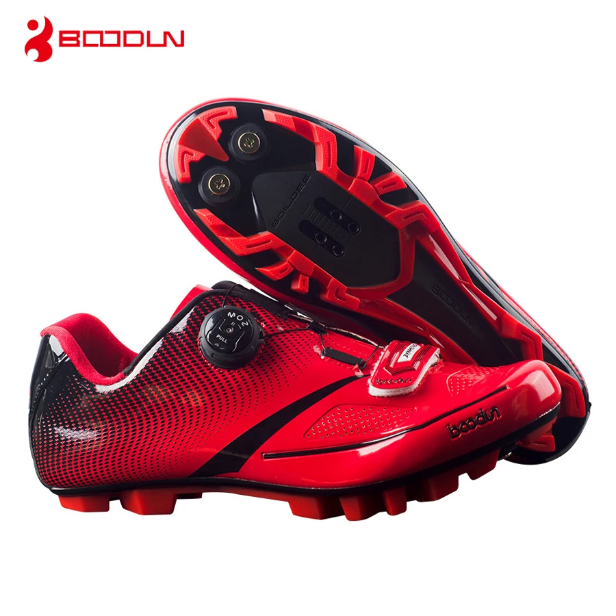 

BOODUN cycling shoes man racing team mtb shoes mountain bike sneakers professional self-locking athletic breathable nonslip