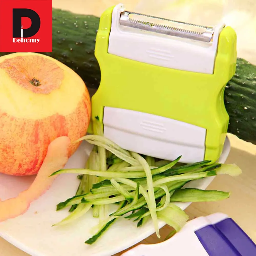 

Dehomy Manual Slicers Vegetables Peeler Grater Cutter tools Stainless Steel Blade Fruit Peeler Carrot Grater Kitchen Accessories