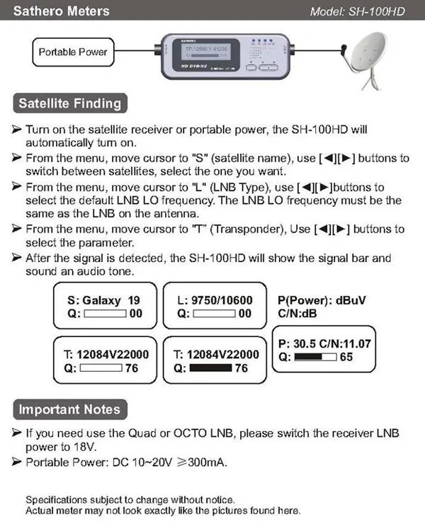 Original Sathero Sh 100hd Pocket Digital Satellite Finder Meter Satellite Meter Finder Hd Signal Sat Finder With Dvb S2 Usb 2 0 Finder China Finder Digitalfinder Satellite Aliexpress