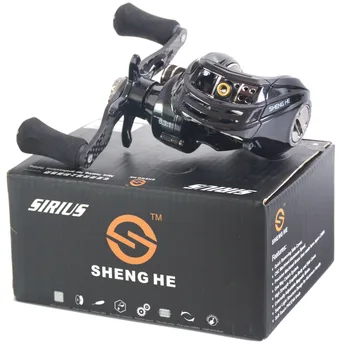 

17+1BB Baitcasting Reel 6.3:1 Left Right Hand Carbon Handle Bait Casting Fishing Reel With Magnetic Brake Carp Carretilha Pesca