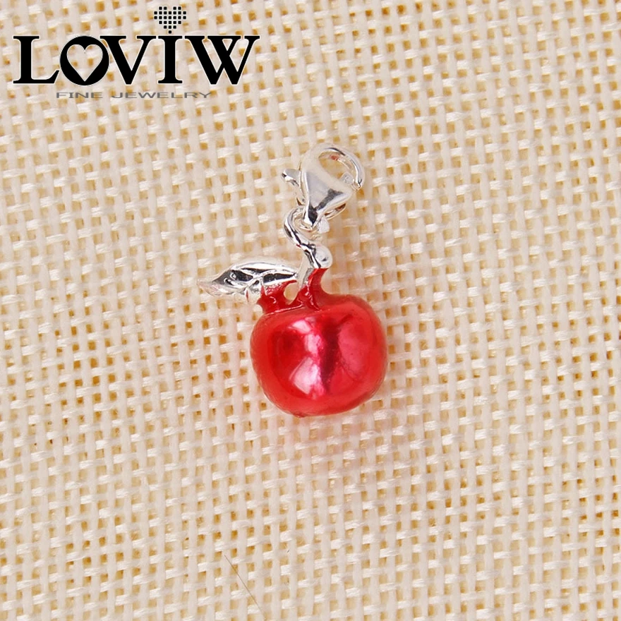 

2017 new arrival Fruit pendant t0033-007-10 Punk Free shipping silver high quality
