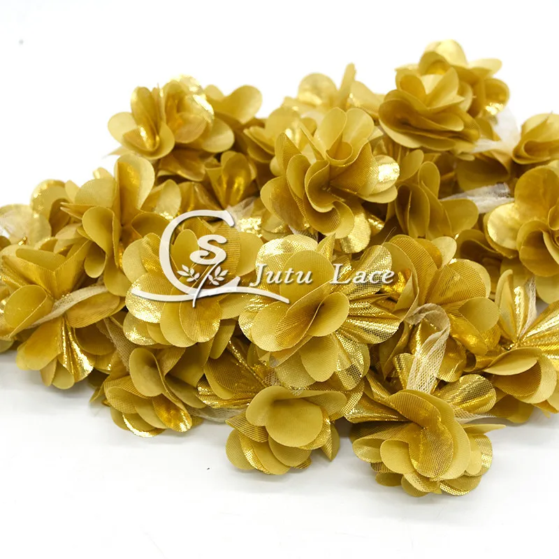 

30 pcs/lot 2.5'' shabby shiny flower , glitter shabby flower for headband kids hair accessories