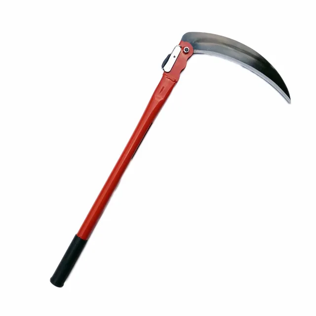 US $14 07 |Gardening Grass Sickle Lightweight Sharp Long Handle Hand Sickle Hand Scythe Garden Tool for Weeding-in Sheds & Storage from Home & Garden