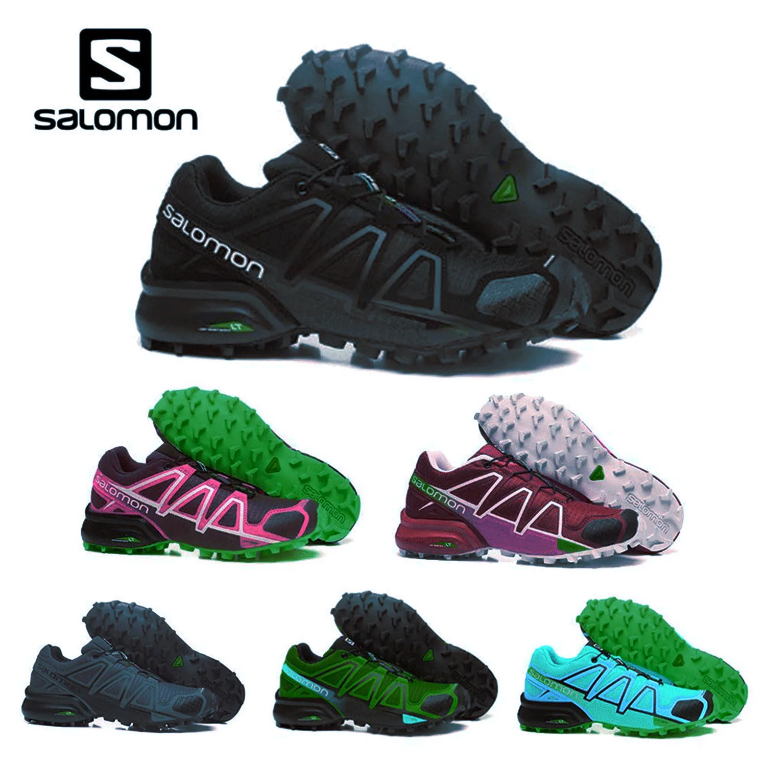 Salomon speed Cross 4 CS беговые мужские кроссовки брендовые кроссовки мужские спортивная обувь/тапки Hombre Бесплатная доставка
