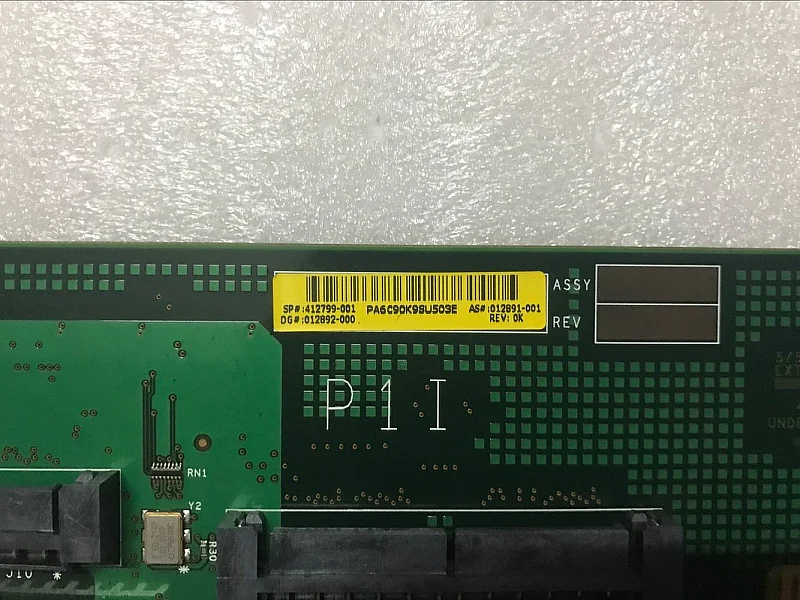 

Original teardown HP/HP E200 8-port SAS array card with 128M cache 412799-001