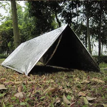 Многофункциональный водонепроницаемый портативный аварийного одеяла укрытие Спорт на открытом воздухе кемпинг палатка спасение держать тепло выживания оборудования