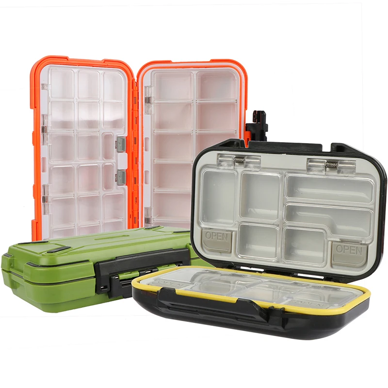 Mini Double Layer Hard Plastic Fishing Box Tool Case Accessories Tool High Quality Accessories Tool Box