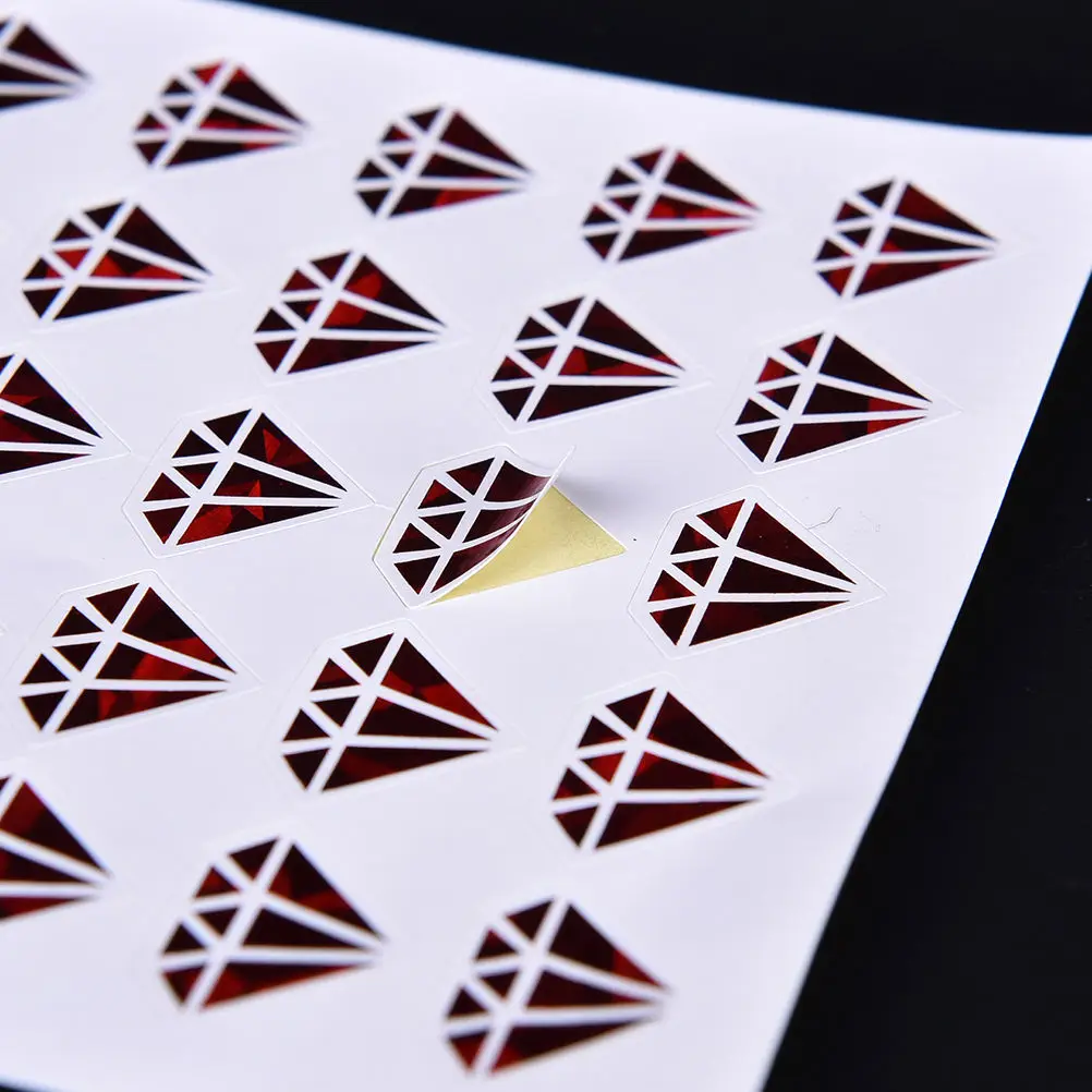 

6 sheets 3d Diamond Lip Stationery Sticker Children Stickers Scrapbook Paper Diary Labels Kraft Stickers