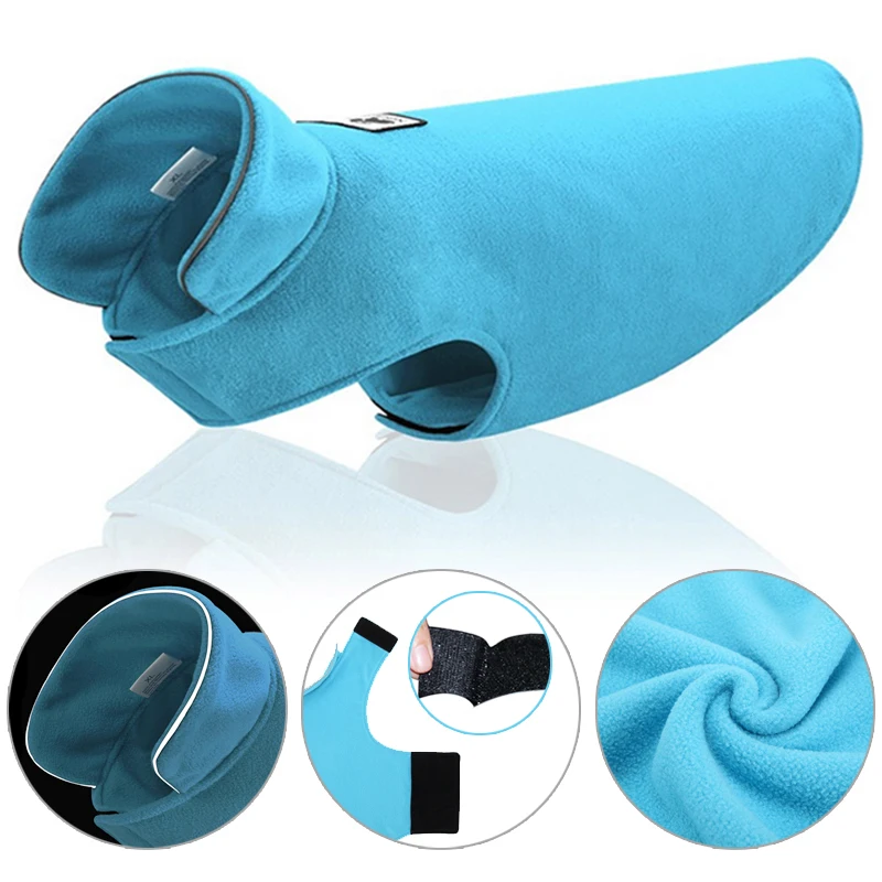 

Reflective Vest Fleece Dog Clothes Winter Clothes for Dog Large Warm Dog Coat Jacket Soft Pet Clothes Puppy Medium XS-XXL 10T40