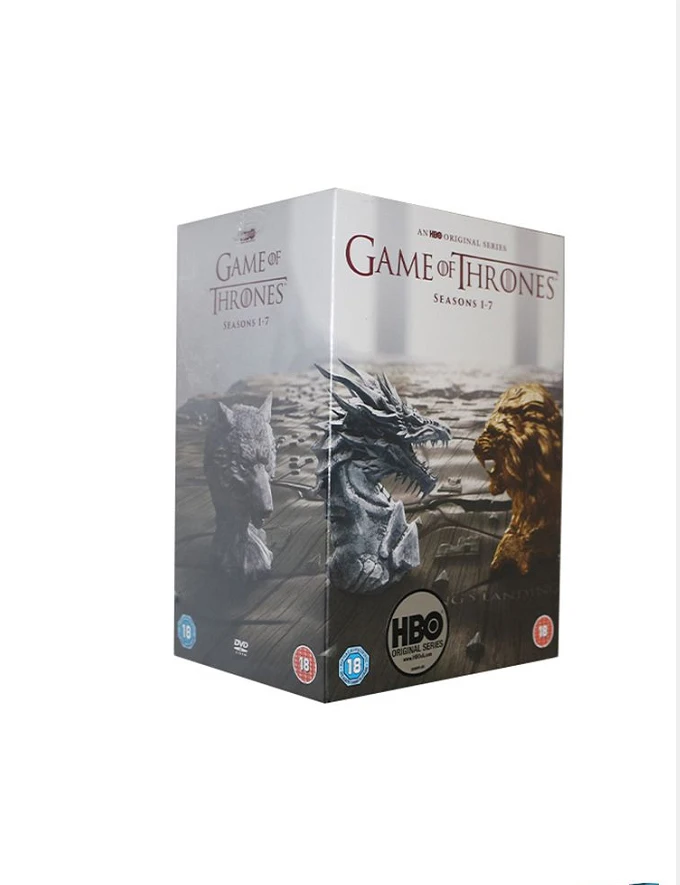 Игра престолов Сезон 1 2 3 4 5 6 7 фильмы DVD диск коробка комплект английская