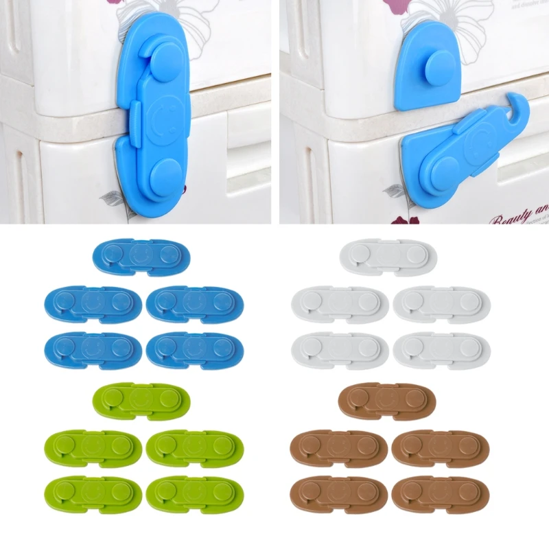 الساخن 5 قطع الطفل الاطفال مربع درج دولاب مجلس الوزراء خزانة باب الدب الثلاجة السلامة قفل سلامة أقفال حماية الأطفال