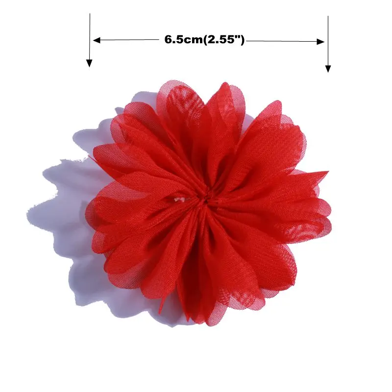 10PCS 6.5CM Hot Sale Fluffy Ballerina Chiffon Fabric Flower For Dress Sunflower Lace Artificial Flowers For Wedding Decoration 10PCS 6.5CM Hot Sale Fluffy Ballerina Chiffon Fabric Flower For Dress Sunflower Lace Artificial Flowers For Wedding Decoration