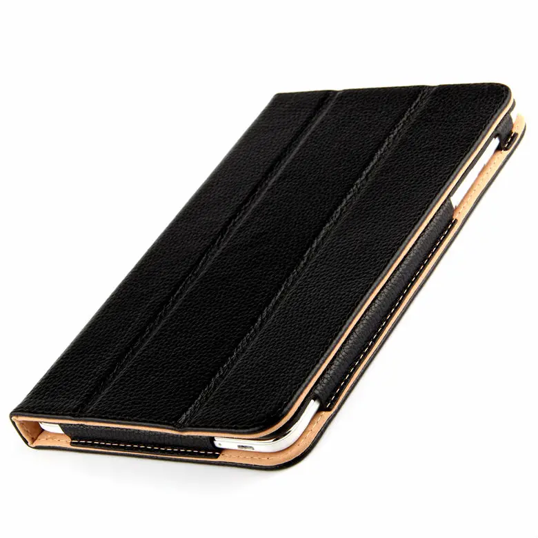Case Cowhide For ASUS MeMo Pad 8 Protective Smart cover Genuine Leather Tablet For MeMoPad ME181C ME8110C K011Protector Sleeve