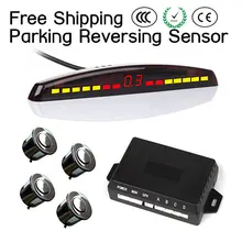 Free shipping New design Slim LED display parking assistance Reversing sensor Car parking sensor system