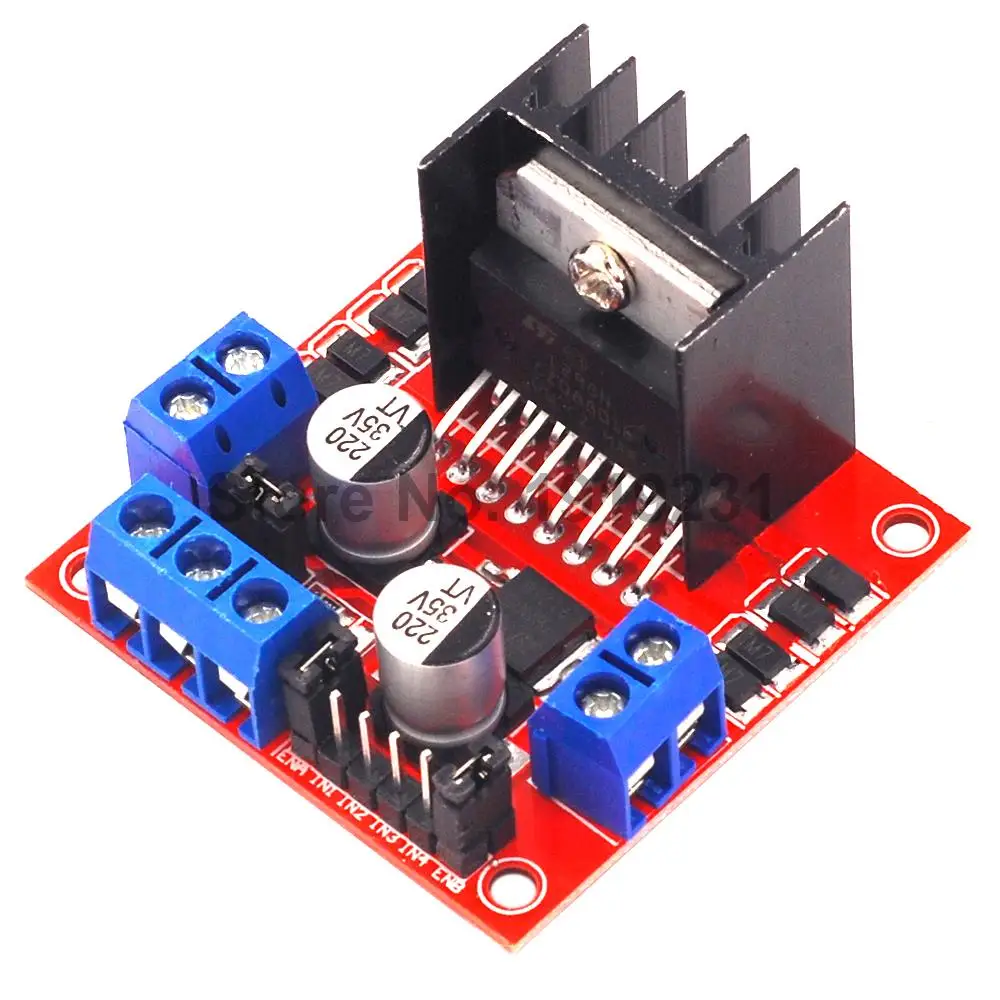 

1pcs L298N driver board module L298 stepper motor smart car robot breadboard peltier High Power