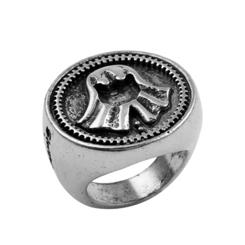 

New Cool Hot Movie Game Of Throne Jaqen H'ghar Faceless Ring for Man Unique Design Finger Jewelry Accessories Gifts for Fans