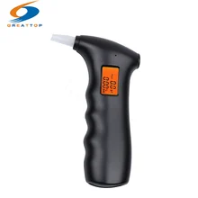 Мини Полицейский тестер алкоголя дыхательный детектор алкоголя с красной подсветкой ЖК-дисплей